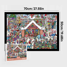 Indlæs billede til gallerivisning 🎅🧩Adventskalender 2023 jule-puslespil🎁