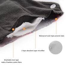 Indlæs billede til gallerivisning Washable sanitary napkins made of bamboo charcoal