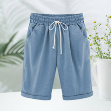 Indlæs billede til gallerivisning Afslappede og behagelige sommershorts med elastisk talje