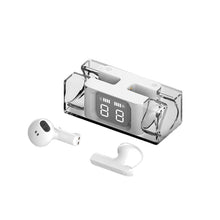 Indlæs billede til gallerivisning Trådløse øretelefoner med gennemsigtigt etui