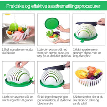 Indlæs billede til gallerivisning Hirundo Upgraded Salad Cutter Bowl, Green