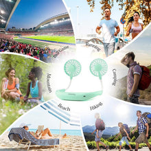 Indlæs billede til gallerivisning Genopladelige mini-halsventilatorer