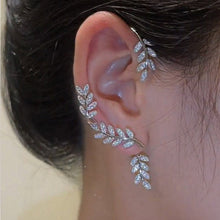 Indlæs billede til gallerivisning Glitrende zirkon øreringe/øreclips