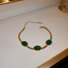 Indlæs billede til gallerivisning Emerald Necklace Bracelet