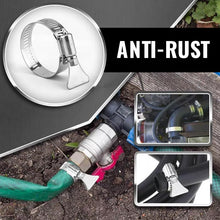 Indlæs billede til gallerivisning Håndskruede trykringe i rustfrit stål