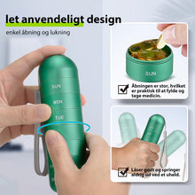 Indlæs billede til gallerivisning Praktisk 7 dages rejsepilleetui