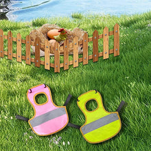 Indlæs billede til gallerivisning Justerbar reflekterende selevest til høns