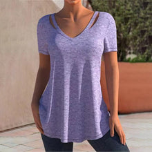 Indlæs billede til gallerivisning European and American new short-sleeved tops