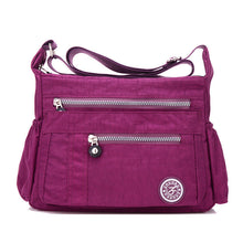 Indlæs billede til gallerivisning Vandtæt nylon skuldertaske