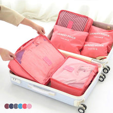 Indlæs billede til gallerivisning 6 stk. bærbare bagagepakningskubber