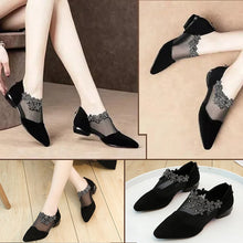 Indlæs billede til gallerivisning Rhinestone dekoration mesh hæl sko