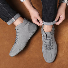 Indlæs billede til gallerivisning Handmade high boots with Velcro