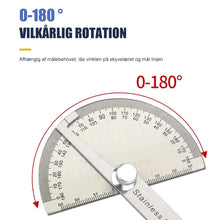 Indlæs billede til gallerivisning Vinkelmåler i rustfrit stål
