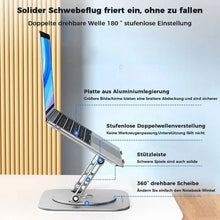Indlæs billede til gallerivisning Drehbare Halterung aus Aluminiumlegierung für Laptops
