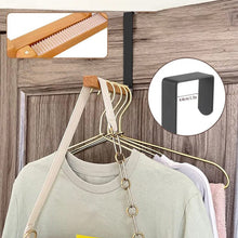 Indlæs billede til gallerivisning Foldbare dørkroge i massivt træ