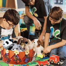 Indlæs billede til gallerivisning Skabelon til Magisk Spiralvævet Opbevaringskurv