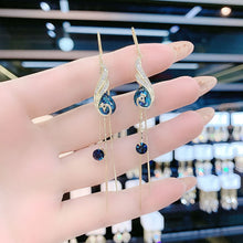 Indlæs billede til gallerivisning Påfugle øreringe