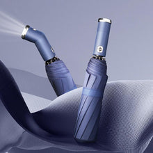 Indlæs billede til gallerivisning 💥EARLY XMAS SALE - Windproof LED Sun & Rain Umbrella