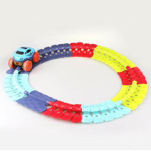 Indlæs billede til gallerivisning Elektrisk bil med høj hastighed med lys og bilbane, der kan bygges