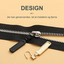 Indlæs billede til gallerivisning Teyou værktøjsfri aftagelig stilfuld lynlås (5PCS)