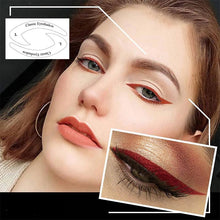 Indlæs billede til gallerivisning Quick eyeliner & eyeshadow stencil stickers