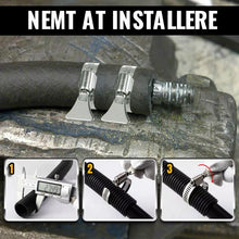 Indlæs billede til gallerivisning Håndskruede trykringe i rustfrit stål