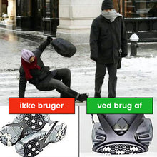 Indlæs billede til gallerivisning ☃️Skosålsunderlag til fodfæste på is- og sneoverflader med skridsikker silikone