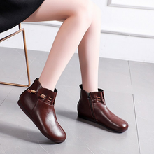 Indlæs billede til gallerivisning Bløde firkantede støvler i retrostil