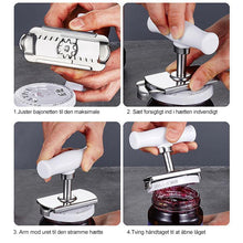 Indlæs billede til gallerivisning Størrelse justerbar rustfrit stål dåseåbner flaske Tin Cap