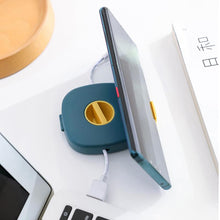 Indlæs billede til gallerivisning 2 i 1 kabelopruller med telefon stativ