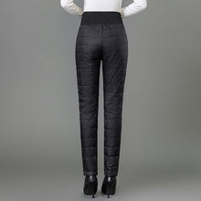 Indlæs billede til gallerivisning Højtaljede lette dunbukser