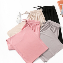 Indlæs billede til gallerivisning Damebukser i issilke med brede ben