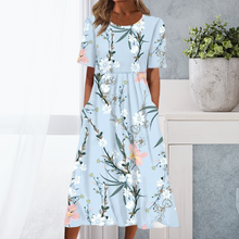 Indlæs billede til gallerivisning Afslappet blomstret kjole