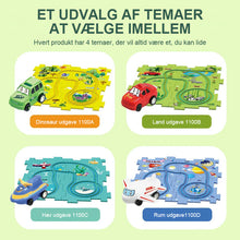 Indlæs billede til gallerivisning Gør-det-selv puslespils racerbane på skinner