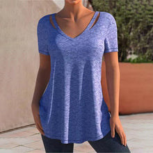 Indlæs billede til gallerivisning European and American new short-sleeved tops