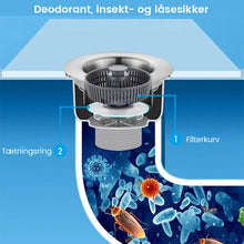 Indlæs billede til gallerivisning Anti-lugt køkkenvaskfilter