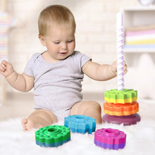 Indlæs billede til gallerivisning Roterende regnbuefarvet legetøj