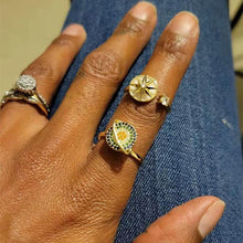 Indlæs billede til gallerivisning Snurrende galakse angst lindring ring