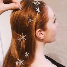 Indlæs billede til gallerivisning Hovedbeklædningstilbehør med Skinnende Diamantstjerner