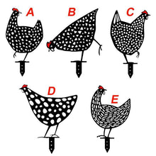 Indlæs billede til gallerivisning Havedekoration i kyllingemotiv