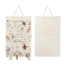 Indlæs billede til gallerivisning Hængende smykkeopbevaring i filt