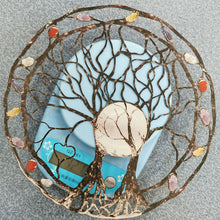 Indlæs billede til gallerivisning Cirkel af Liv Metal Træ Væg dekoration