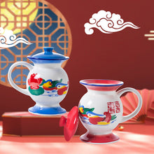 Indlæs billede til gallerivisning Traditionel kinesisk te- og kaffekande i keramik