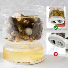 Indlæs billede til gallerivisning Syltede agurker- og olivenkrukkebeholder med si