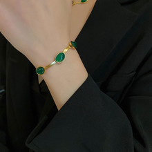 Indlæs billede til gallerivisning Emerald Necklace Bracelet