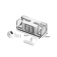 Indlæs billede til gallerivisning Trådløse øretelefoner med gennemsigtigt etui