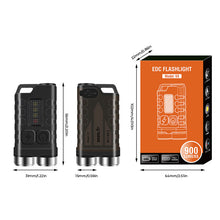 Indlæs billede til gallerivisning Magnetisk mini lommelygte til nøgleringen