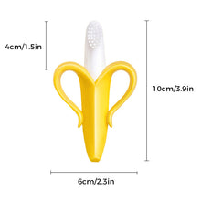 Indlæs billede til gallerivisning Bananformet babytandbørste
