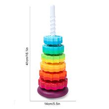Indlæs billede til gallerivisning Roterende regnbuefarvet legetøj
