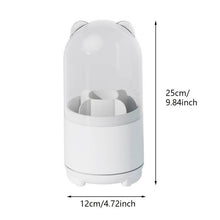 Indlæs billede til gallerivisning 360° Roterende Makeup-opbevaringsboks med aftagelige lag